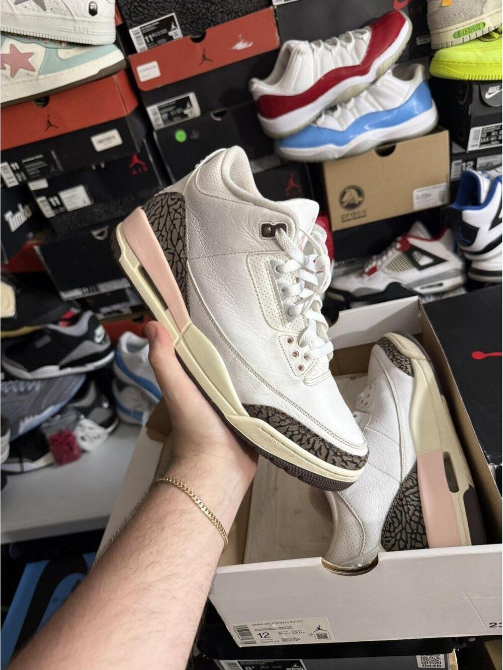 Jordan retro 3 Neapolitan sz 10.5m/12w